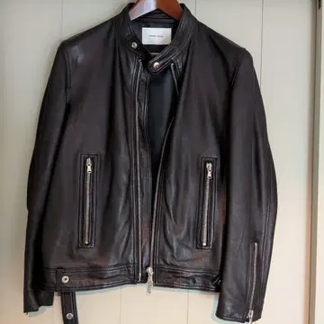 MAISON SPECIAL 블랙 라이더 자켓