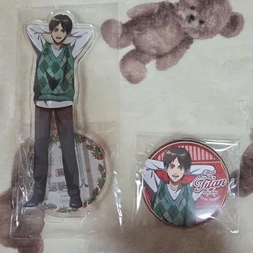 진격의 거인 선샤인 시티 프린스 호텔 엘렌 아크릴 스탠드 캔뱃지