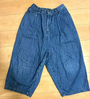 니코앤드 벌룬 팬츠 데님 팬츠 청바지 와이드 팬츠 턱 팬츠