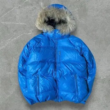 y2k 헤이세이 갸루 남자 시크 스타일 퍼 다운 자켓 크롭 기장