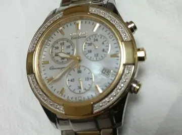 CITIZEN 에코 드라이브 쉘 다이얼 하자품