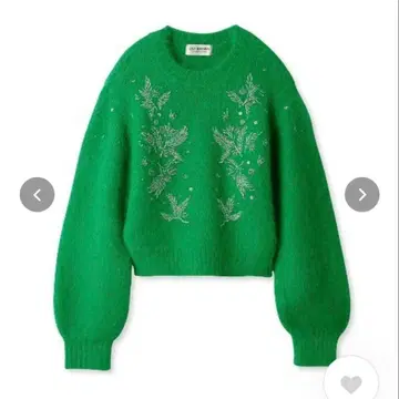 LILY BROWN ( CANDY STOCK ) 자수 비쥬 니트