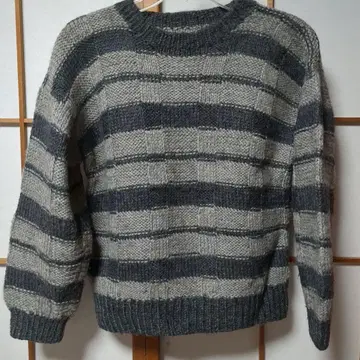 손뜨개질 니트 스웨터