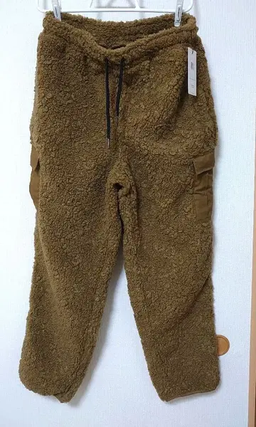 CAMBIO 브라운 카고 팬츠 플리스