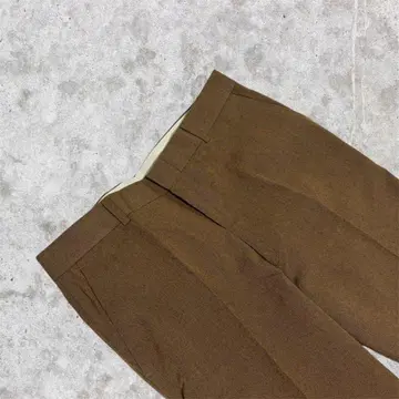 [ 새상품급 ] 팬츠 슬랙스 캐러멜색 브라운 구제 의류 센터 프레스 82