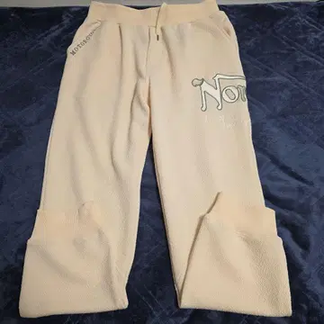 [ 새상품 ] Norton 플리스 조거 팬츠 크림색