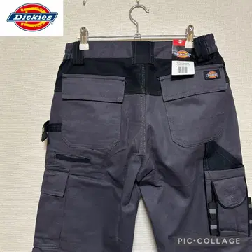 디키즈 (Dickies) CORDURA 더블니 워크 팬츠 다크 그레이