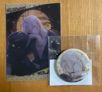 미남 전국 차레쿠지 요시테루 캔뱃지 클리어 브로마이드