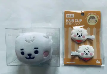 BT21 헤어 클립 앞머리 클립 악어 헤어 클립