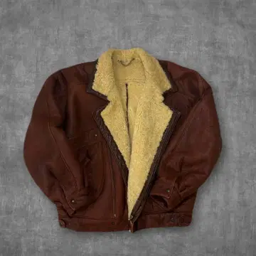 [ 초레어 ] 폴 스튜어트 시어링 리얼 무스탕 90s 이탈리아제