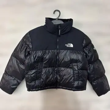 THE NORTH FACE 블랙 다운 자켓 숏 기장