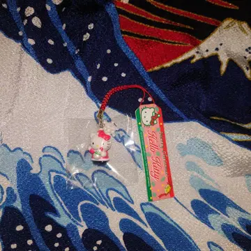 헬로키티 스트랩 크리스마스 한정판 2002년 눈사람