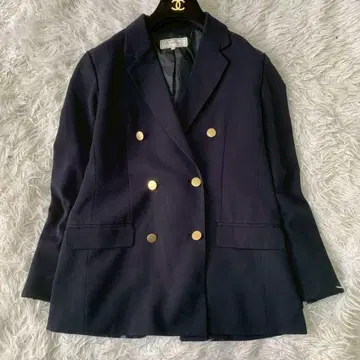 POPE PICNIC 네이비 블레이저 테일러드 자켓 더블 골드 버튼