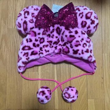 미니 표범 무늬 팬 캡