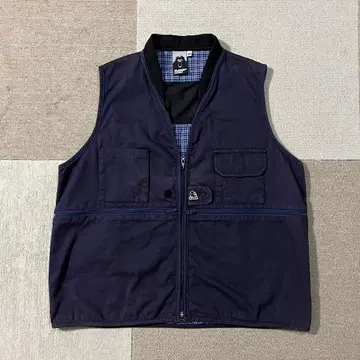 90s X-LARGE 헌팅 베스트 USA 제조