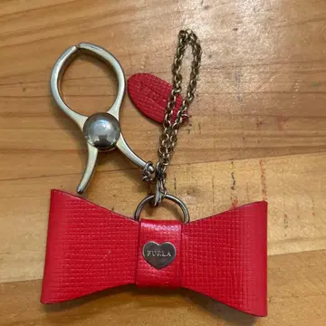 FURLA 리본형 레드 참