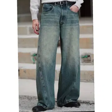 wym 부츠컷 데님 와이드 레그 택 포함 새상품 사이즈 28