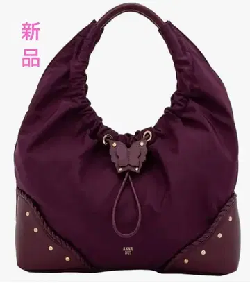 [ 새상품 ] ANNA SUI 파타플라이 트위스트 원숄더백 보르도