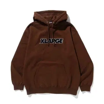 X-LARGE STANDARD LOGO 후디 M/BROWN