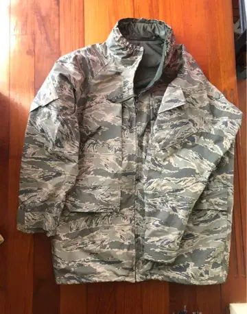 미군 사용 다목적 환경 카모플라쥬 레인 자켓 & 팬츠
