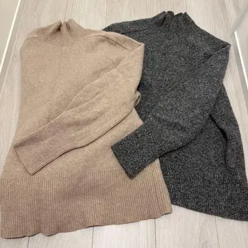 미라 오웬 울 캐시미어 혼방 니트