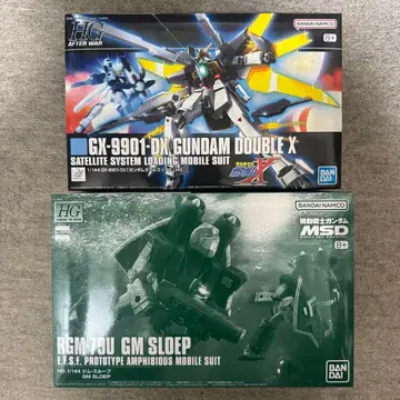 HG 건담 더블 엑스 + HG 짐 슬루프