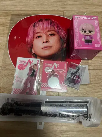 SnowMan 응원봉 ON 사쿠마 다이스케 굿즈 6점 세트