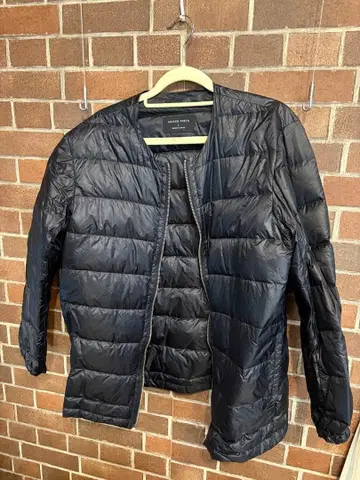 UNITED TOKYO 노카라 나일론 자켓 사이즈 2 블랙