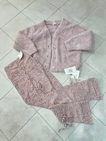 SNIDEL HOME 핑크 가디건과 팬츠 세트