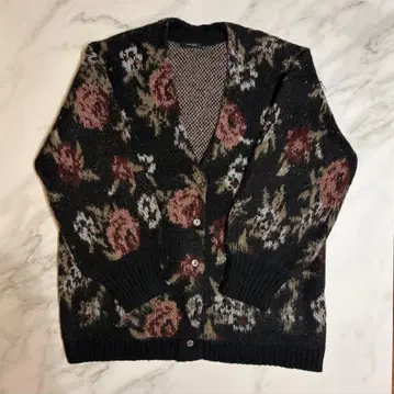 JEANASIS 가디건 꽃무늬