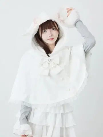 Ank Rouge [ 토끼 레이스 판초 ]