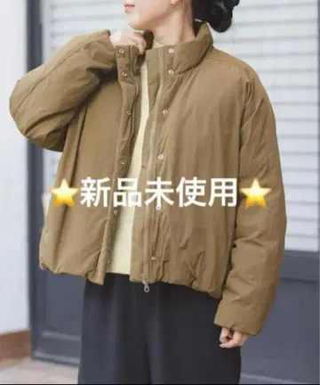 FORK&SPOON 스탠드 카라 다운 블루종 KHAKIBEIGE