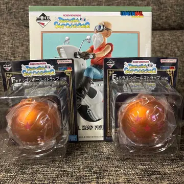 제일복권 드래곤볼 C상 거북선인 피규어 F상 스트랩 세트