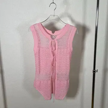 PRANK PROJECT 플랭크 프로젝트 모헤어 니트 탱크탑