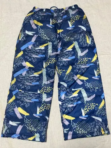 모리린 가볍고 따뜻한 화이트 덕다운 깃털 팬츠 M~L 사이즈