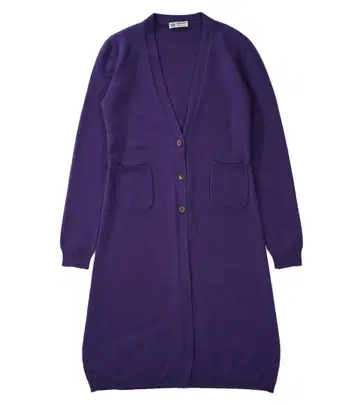 이탈리아제 STRIKING 캐시미어 롱 가디건 L 사이즈 여성용