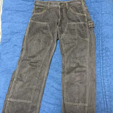 다크 그레이 데님 카고 팬츠