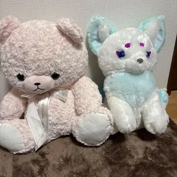 구미 쵸콘과 여우 몽롱 헤이토 울트라 BIG 봉제 인형