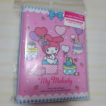 산리오 캐릭터즈 스티커 바인더 마이멜로디