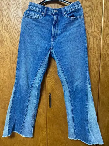 LOWRYS FARM 플레어 데님 팬츠