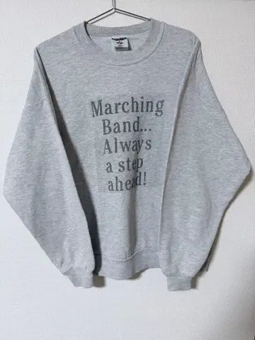 [ JERZEES/저지즈 ] 90s 빅 로고 맨투맨 그레이