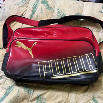 축구 에나멜백 PUMA 빨간색 에나멜 동아리 활동 가방