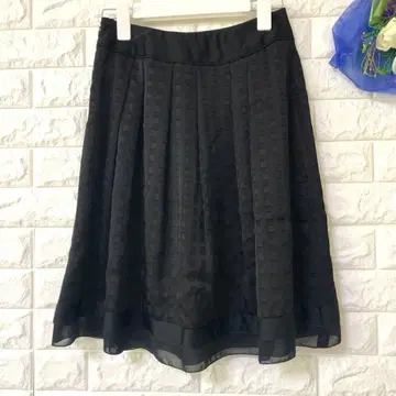 ketty 플리츠 스커트 레이어드 무릎 기장 새상품급 파티 경사 M