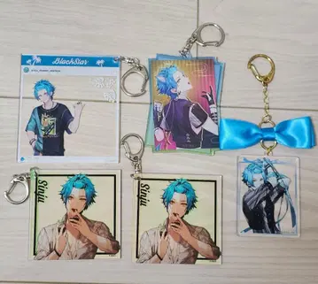 브라스 타 블랙스 타 진주 아크릴 키링 아크릴 키링 세트