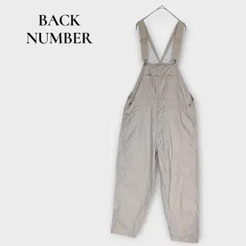 백넘버 backnumber 오버롤 S 베이지 코튼