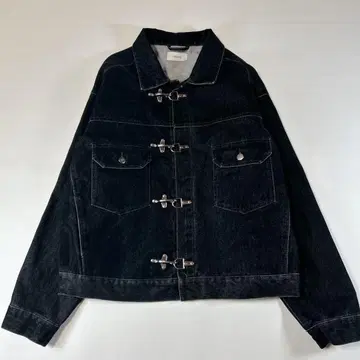 완판템 OPENING ACT 벨로아 데님 파이어맨 자켓 M