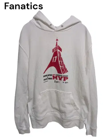 도쿄 타워 x 오타니 쇼헤이 MVP 기념 후드티 화이트 여성용 S