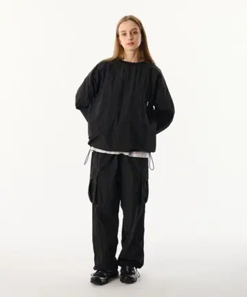 DRAW CORD NYLON PULLOVER / 나일론 풀오버