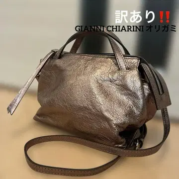 [ 하자품 ] GIANNI CHIARINI 오리가미 숄더백 2way