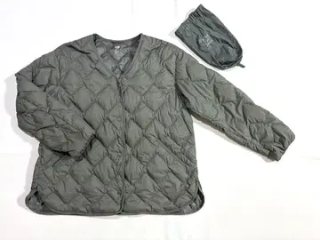 XL 사이즈 UNIQLO 울트라 라이트 다운 릴랙스 자켓 카키